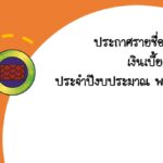 ประกาศรายชื่อผู้มีสิทธิรับเงินเบี้ยความพิการ ประจำปีงบประมาณ พ.ศ. 2568